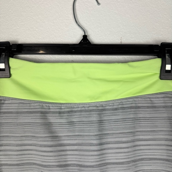 Lululemon Women's Pacesetter Lime Green & Grey Active Skirt size 6 - Picture 2 of 6